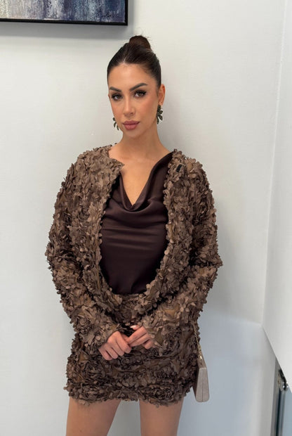 Chaqueta diseño flores