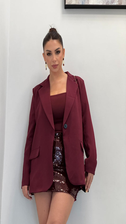 Blazer básica fluida