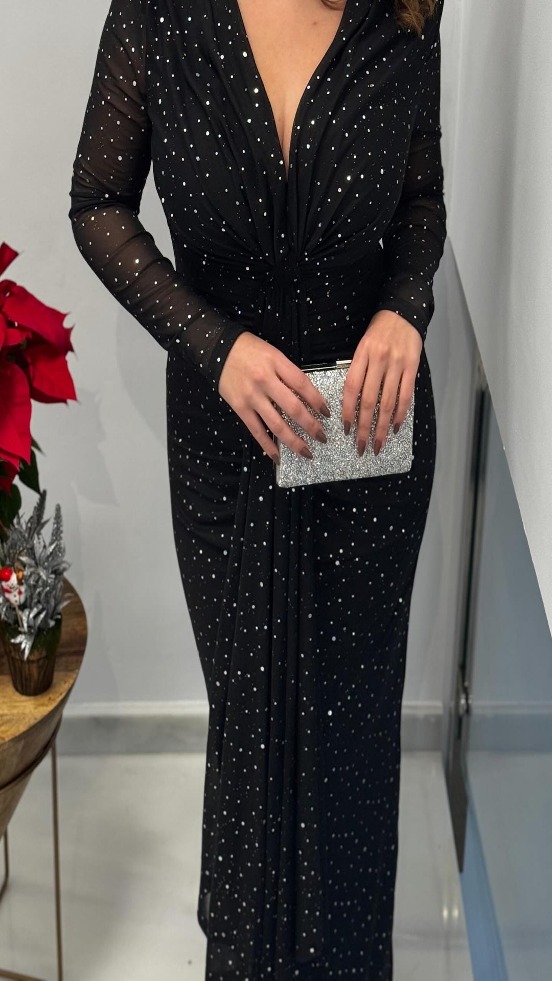 Vestido de fiesta brillos