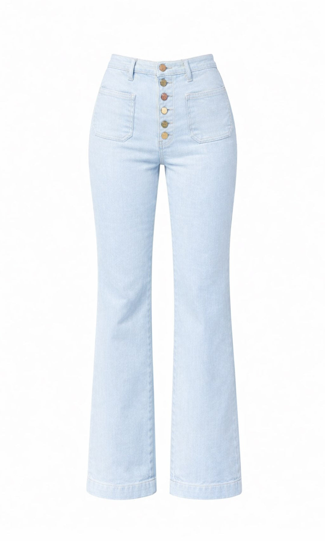 Jeans push up botones