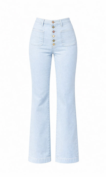 Jeans push up botones