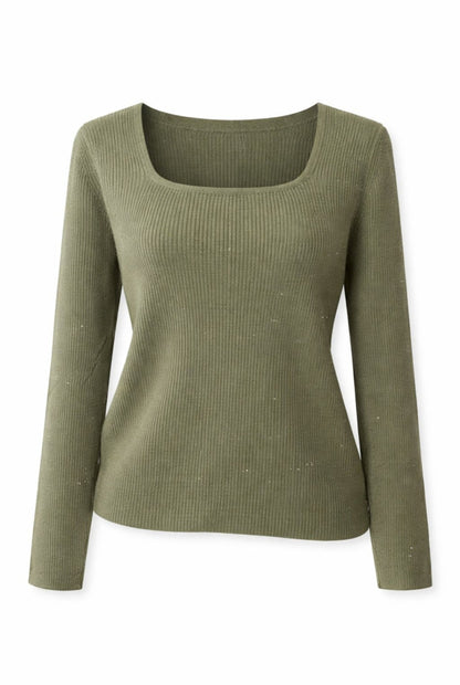 Jersey canalé brillos