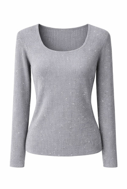 Jersey canalé brillos