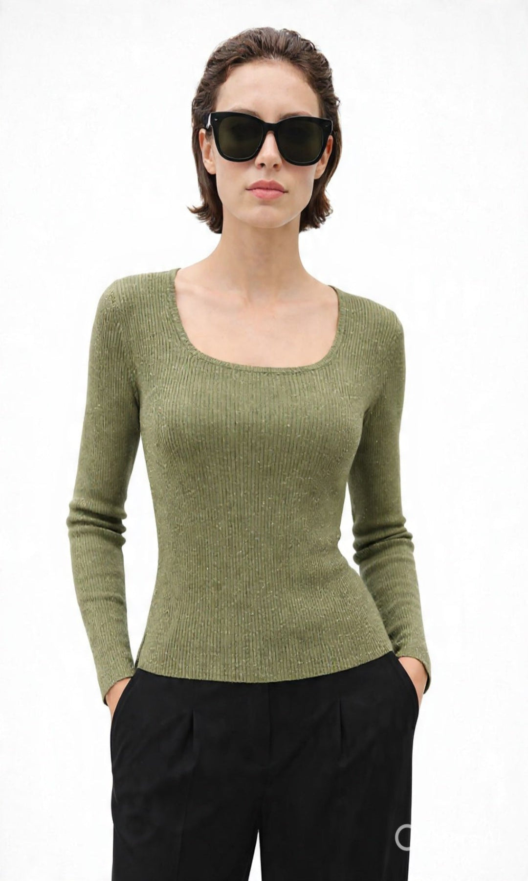 Jersey canalé brillos