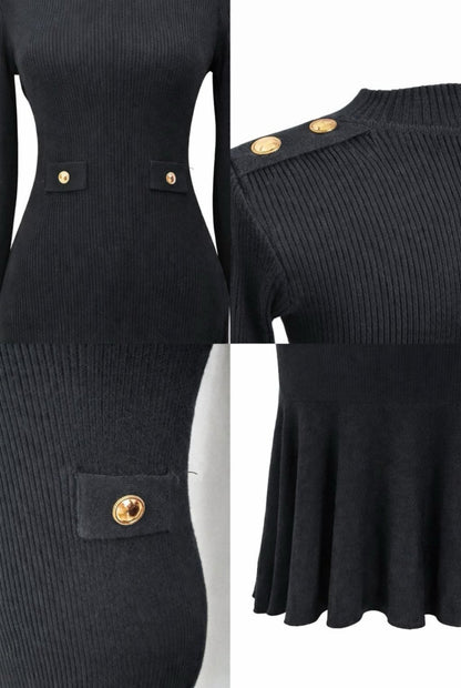 Vestido punto volantes