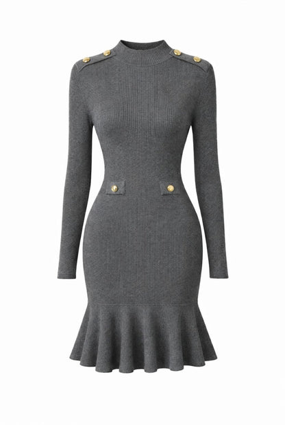 Vestido punto volantes