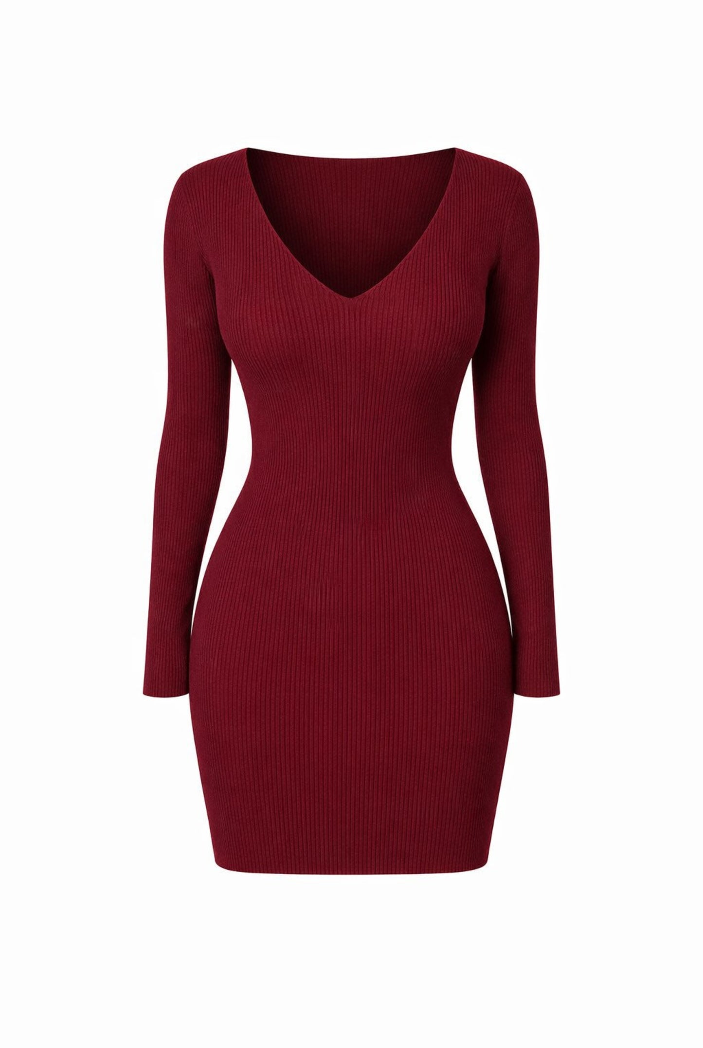 Vestido mini punto canalé