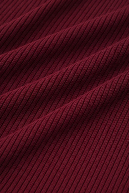 Vestido mini punto canalé