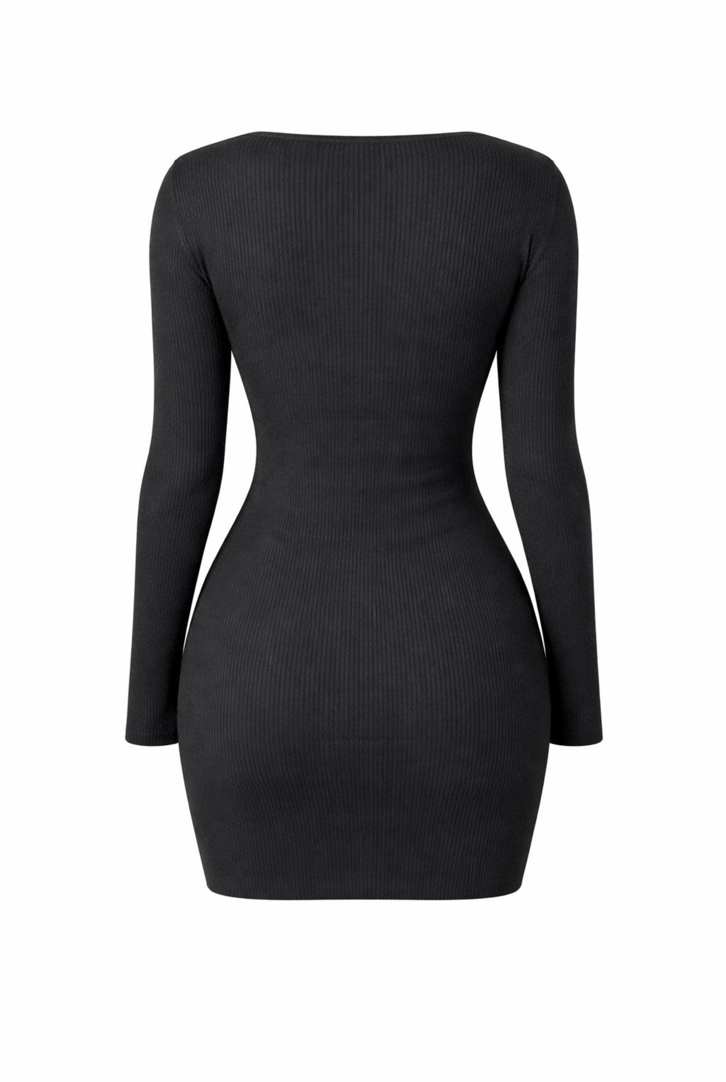 Vestido mini punto canalé