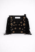 Bolso flecos con tachuelas