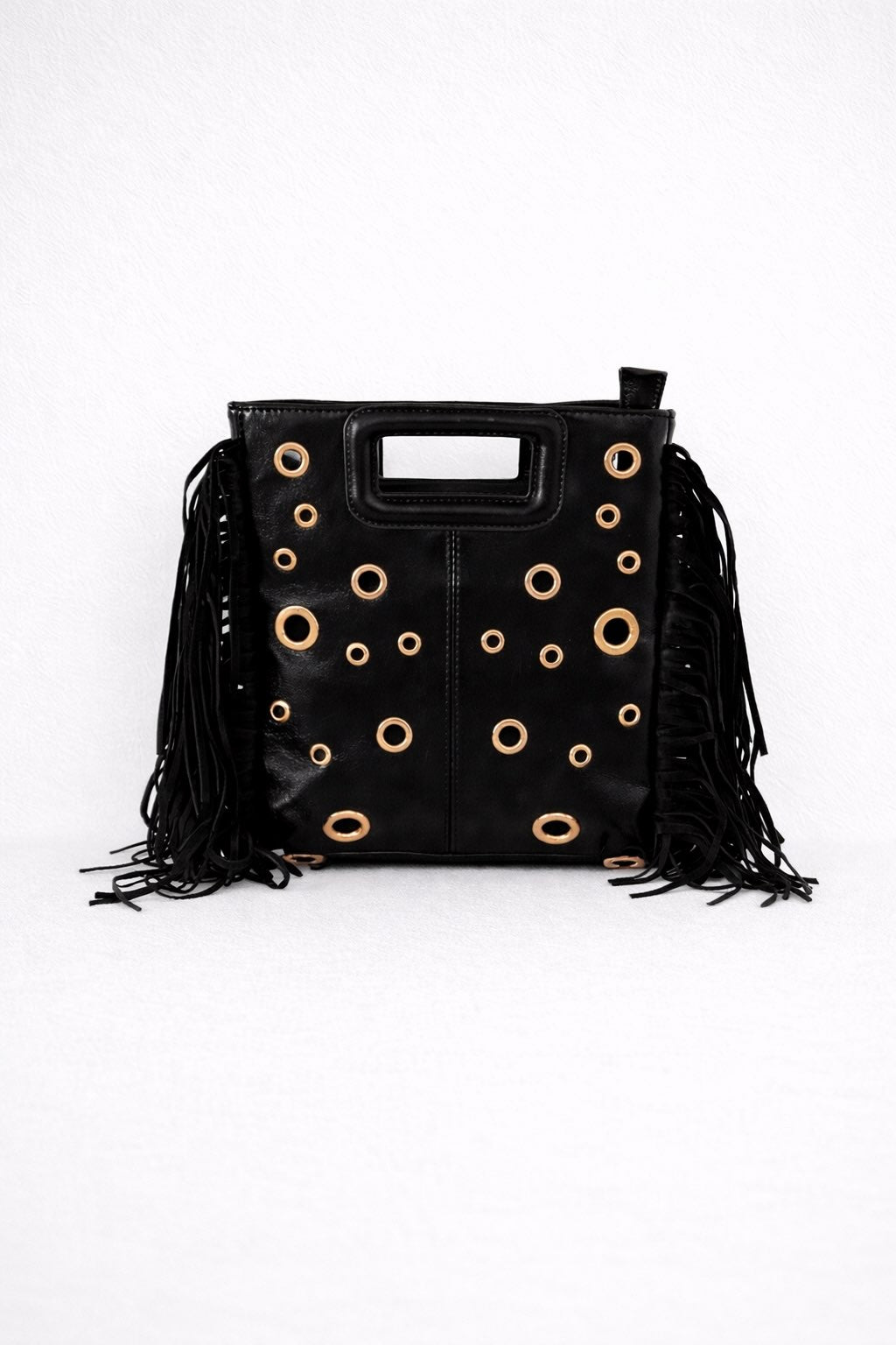 Bolso flecos con tachuelas