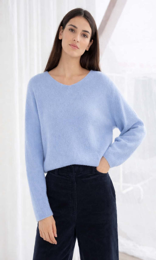 Jersey punto cuello redondo