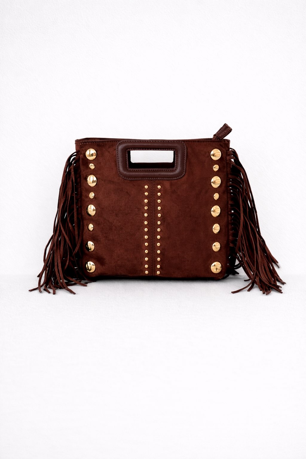 Bolso ante con flecos