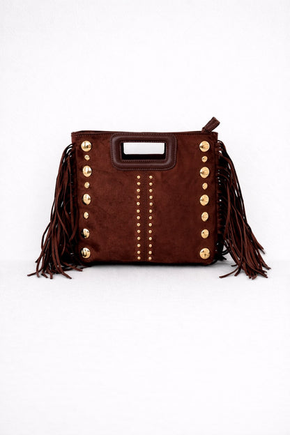 Bolso ante con flecos