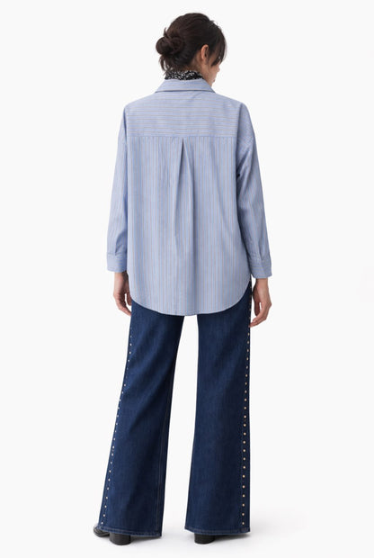 Camisa rayas con brillos