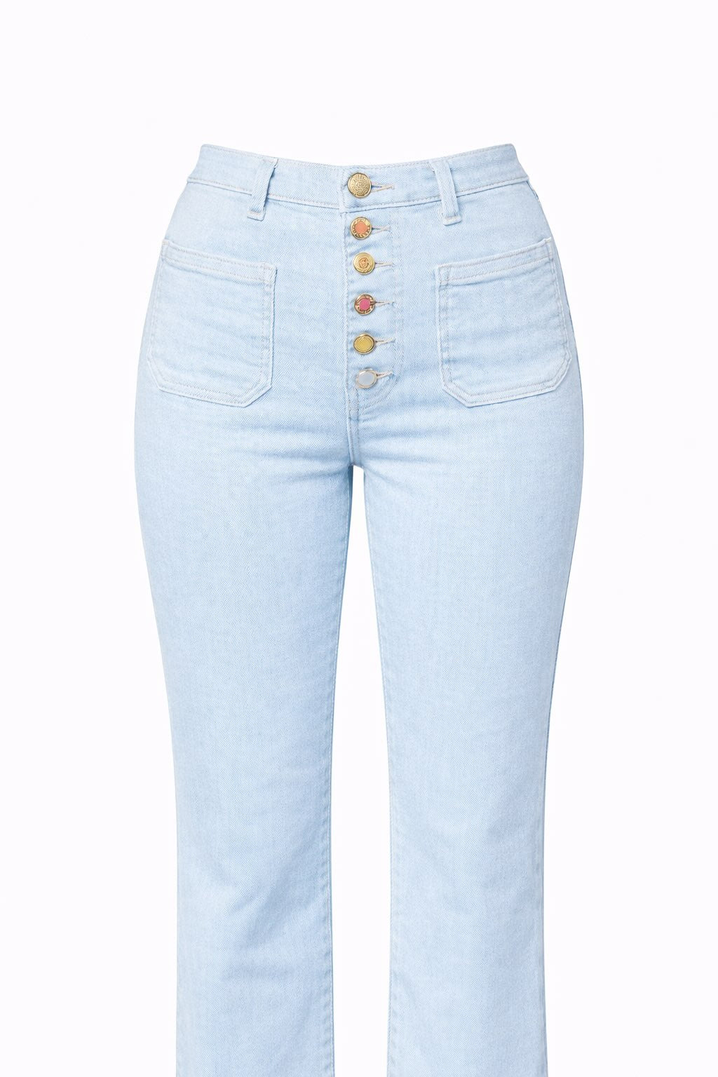 Jeans push up botones