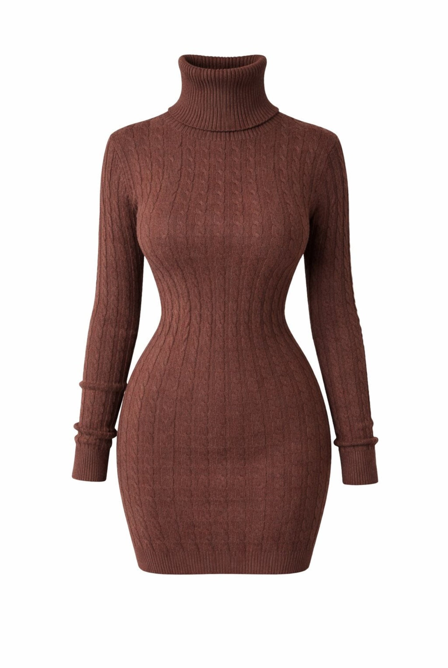 Vestido punto trenzado