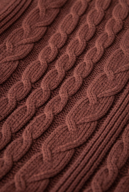 Vestido punto trenzado