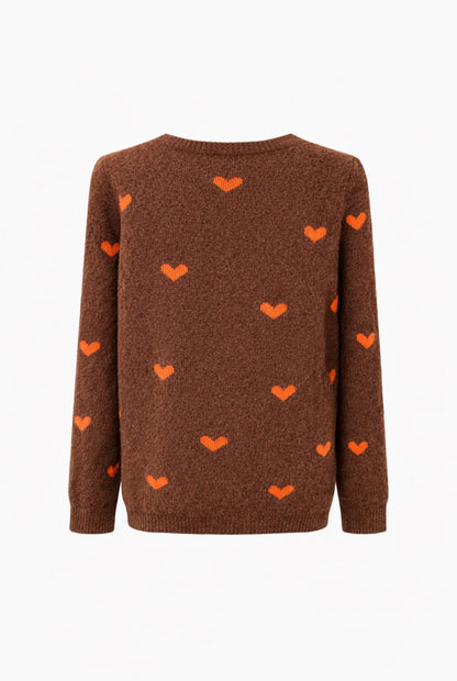 Jersey lana corazones