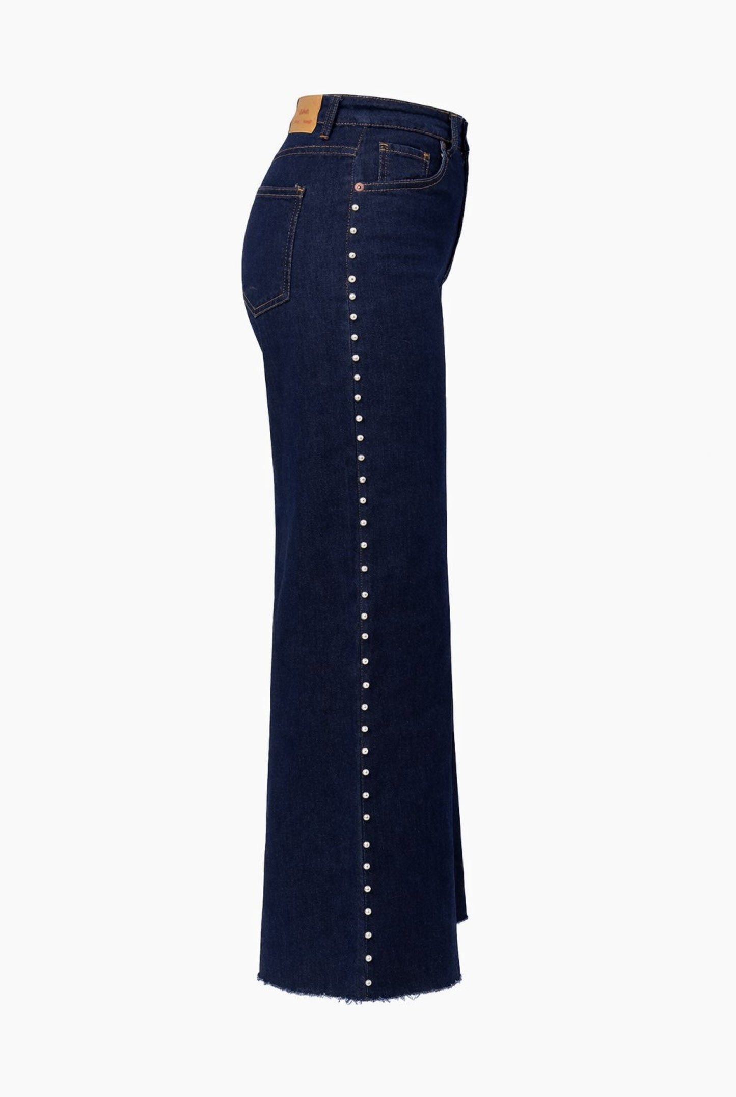 Jeans Wide leg tachuelas