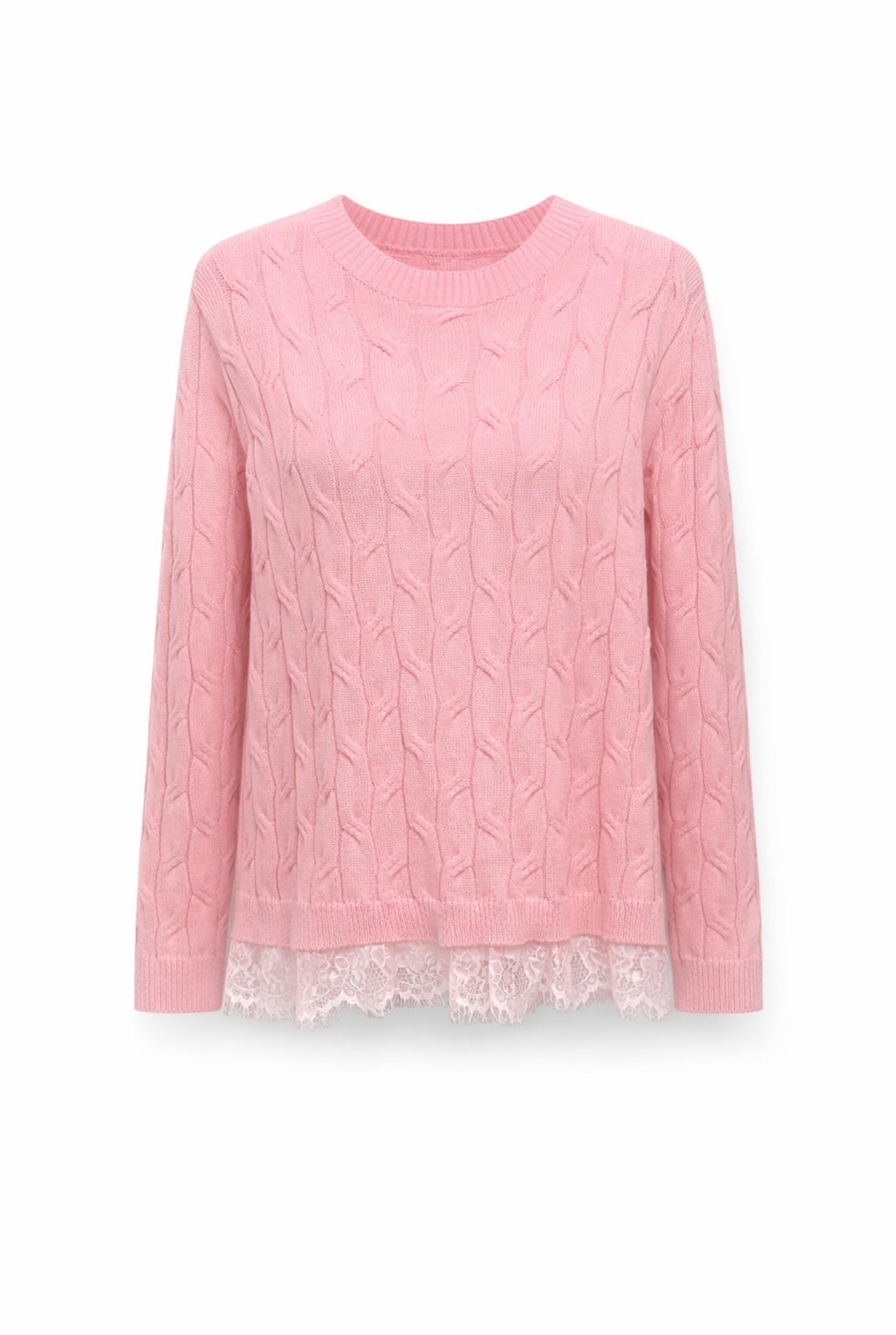 Jersey combinado encaje