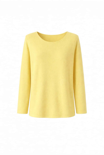 Jersey punto cuello redondo