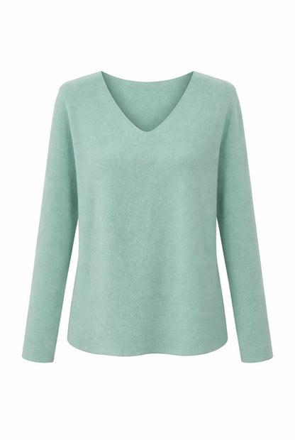 Jersey punto cuello pico