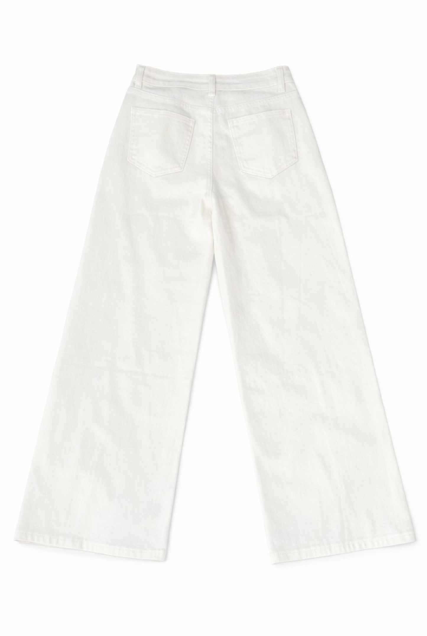 Jeans wide leg bordado