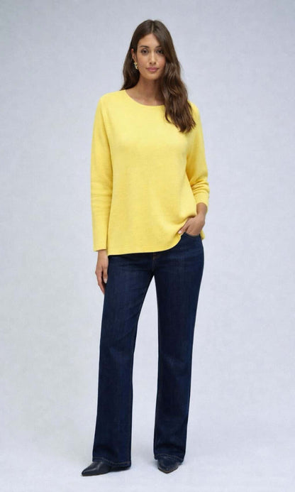 Jersey punto cuello redondo