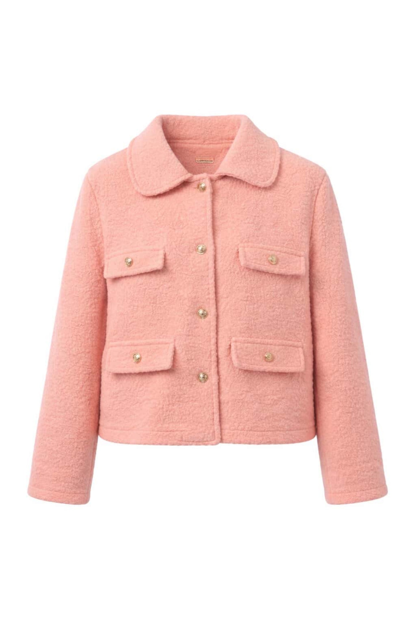 Cazadora bouclé botones