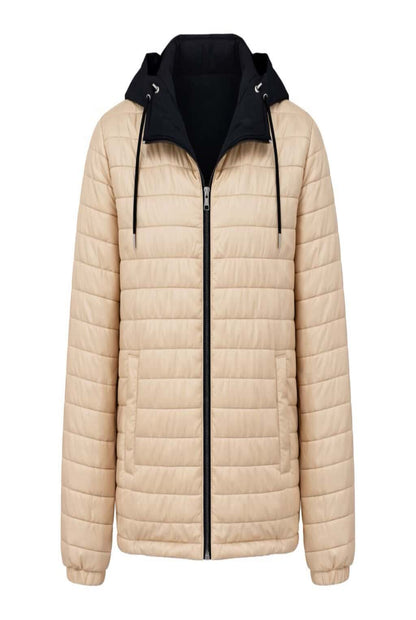 Chaqueta capucha reversible