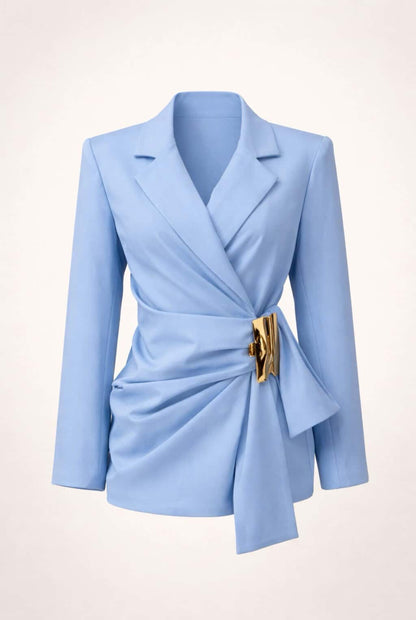 Conjunto blazer con hebilla