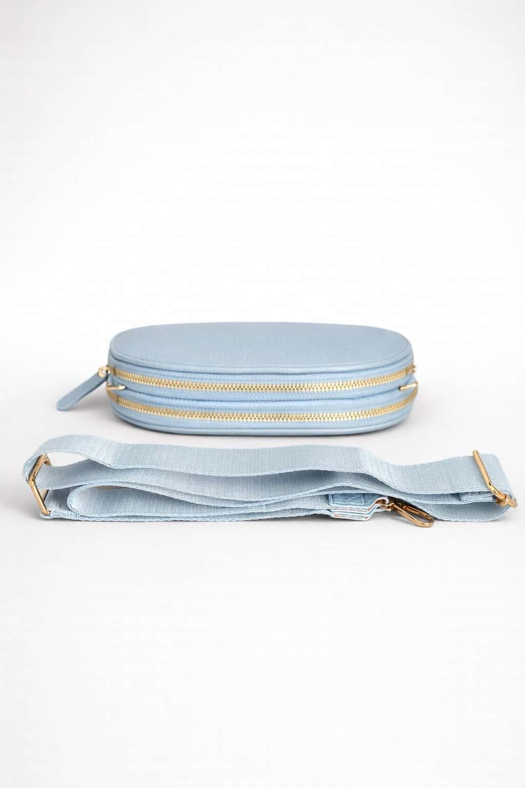 Bolso bandolera de forma redondeada