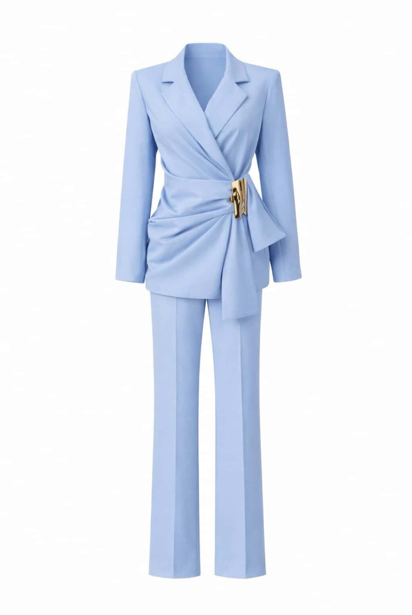 Conjunto blazer con hebilla