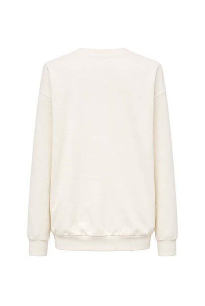 Sudadera suave bordados