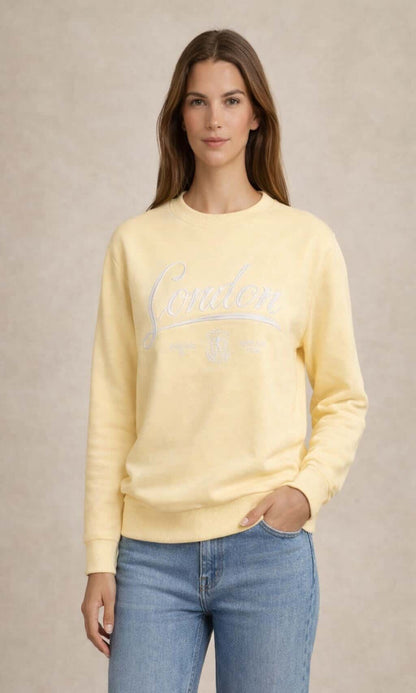 Sudadera suave bordados