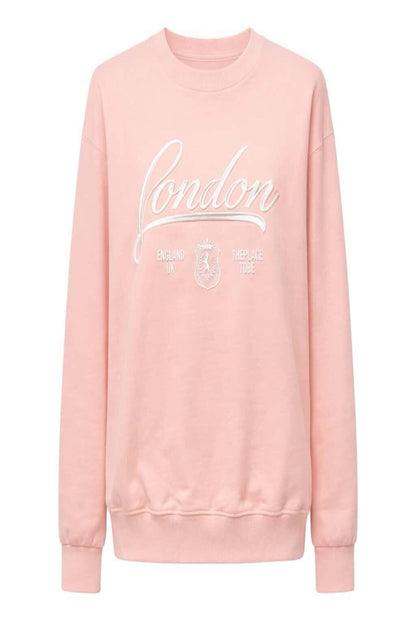 Sudadera suave bordados