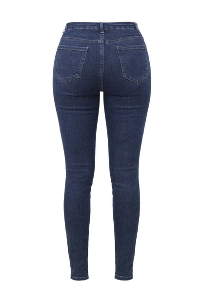 Jeans skinny botones