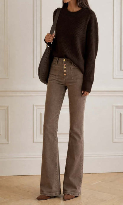 Jeans push up botones