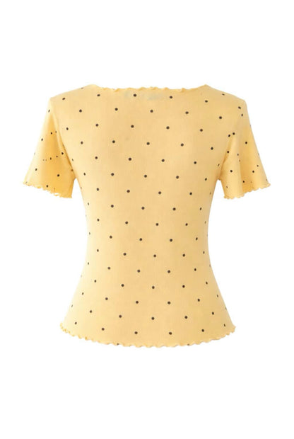 Camiseta punto lunares