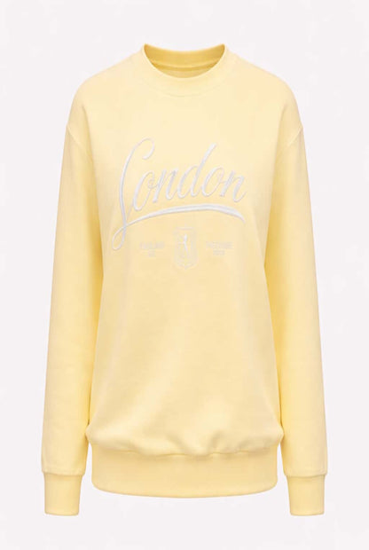 Sudadera suave bordados