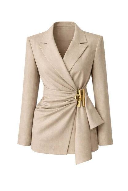 Conjunto blazer con hebilla