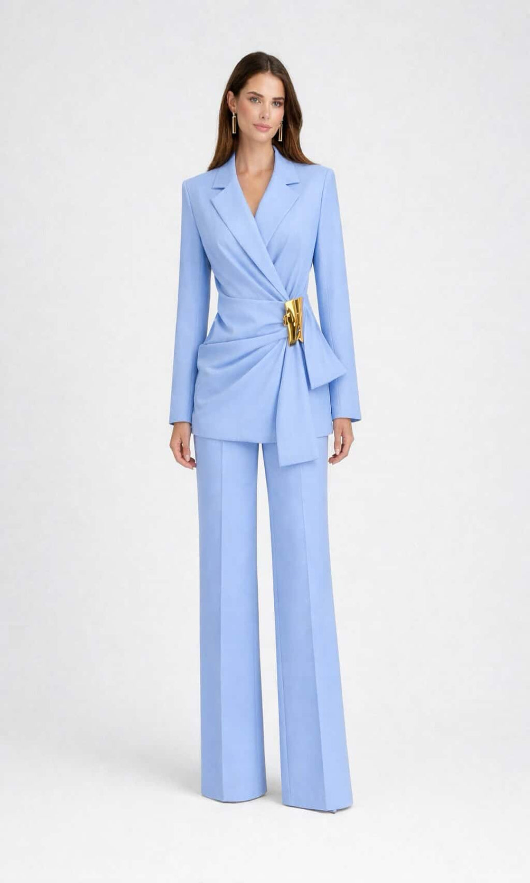 Conjunto blazer con hebilla