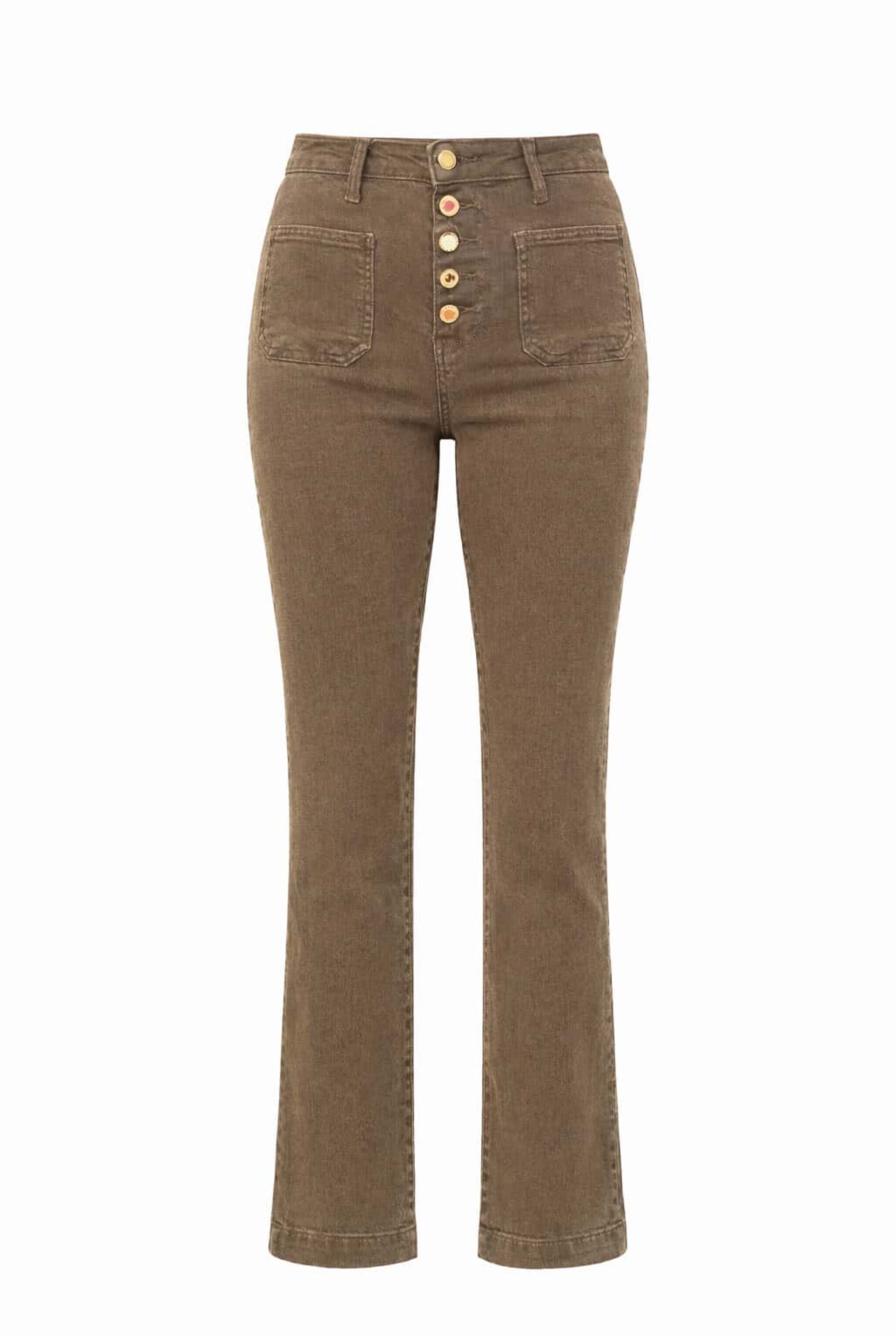 Jeans push up botones