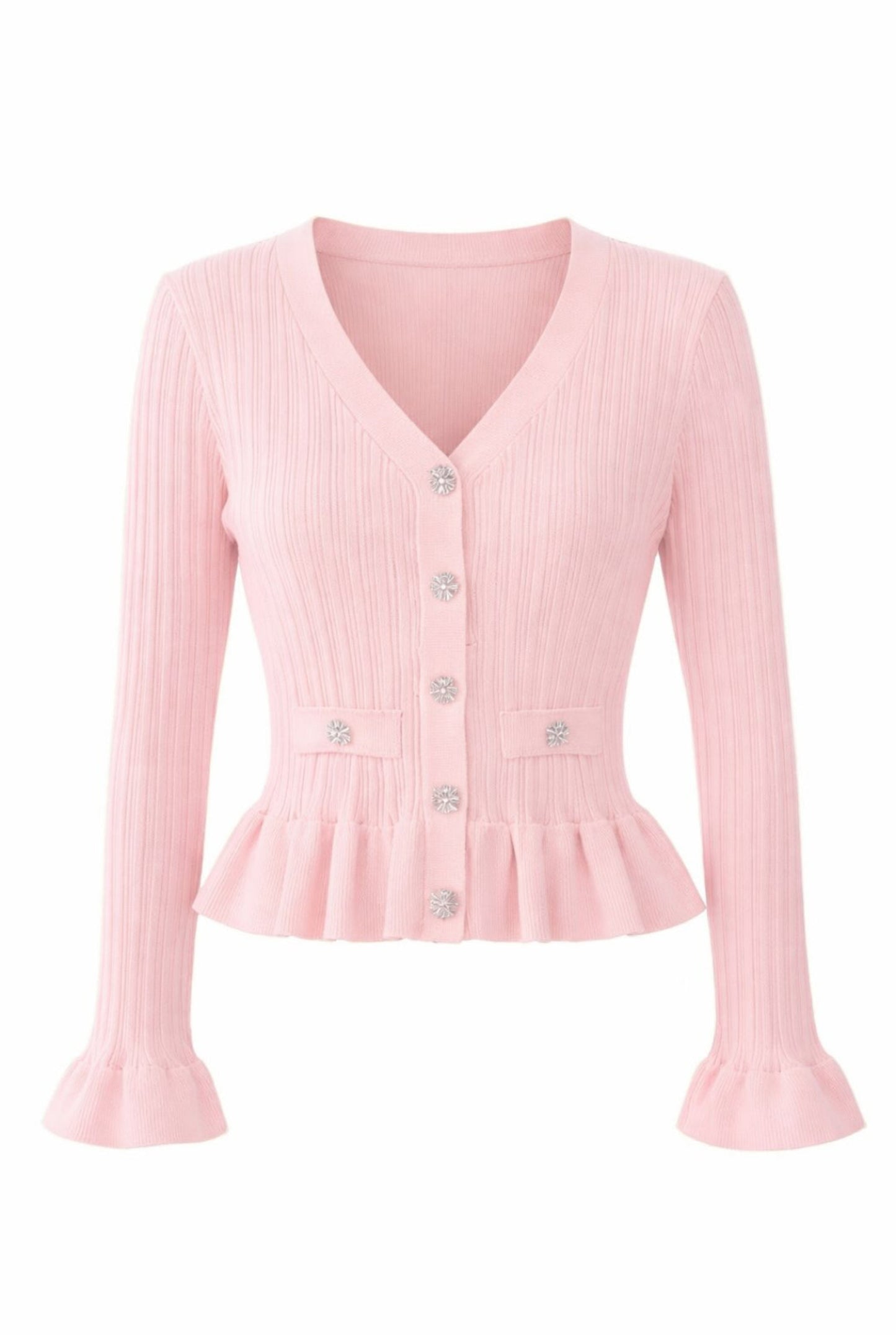 Top punto botones joya