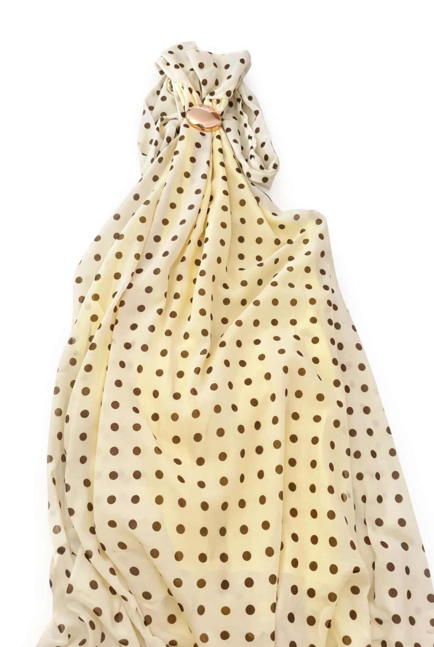 Top lunares con hebilla