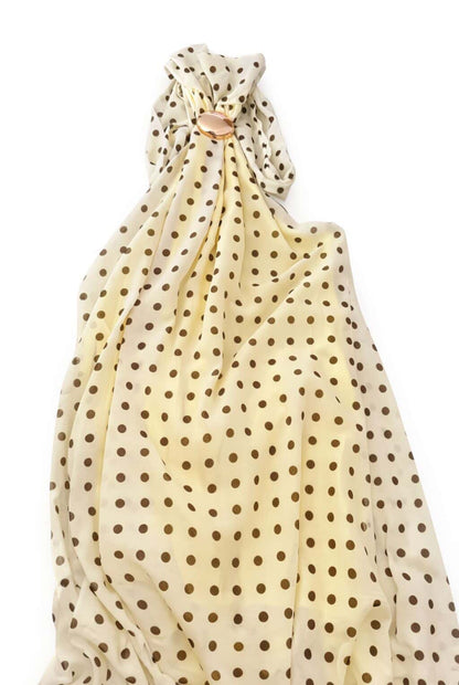 Top lunares con hebilla