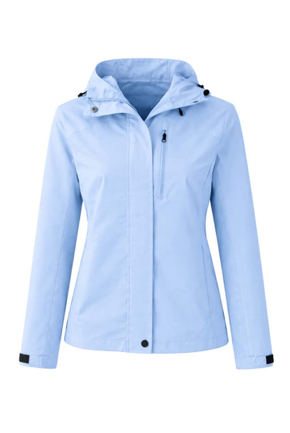 Chaqueta impermeable capucha