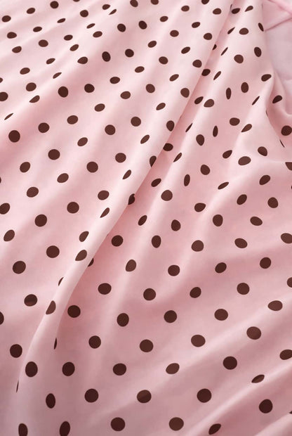 Top lunares con hebilla