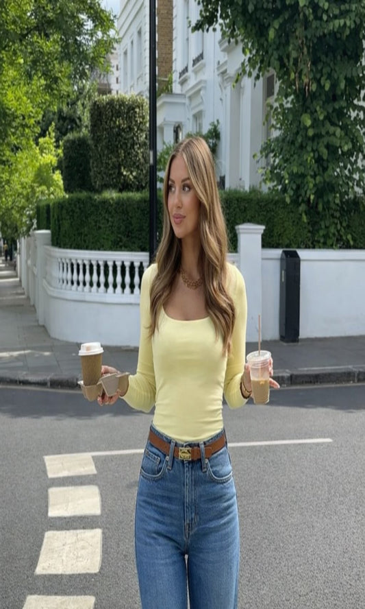 Top escoste cuadrado